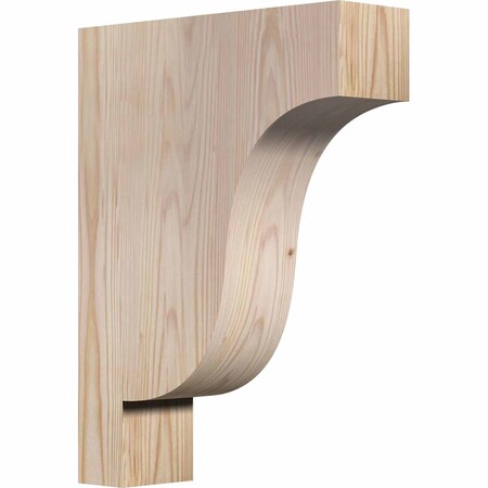 Ekena Millwork Newport Smooth Corbel, Douglas Fir, 3 1/2"W x 12"D x 16"H COR04X12X16NEW00SDF